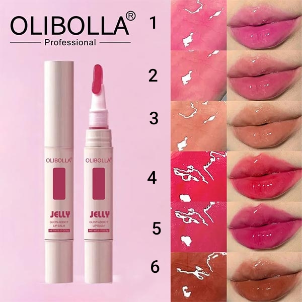 بالم لب براش دار ژله ای OLIBOLLA رژ خیس