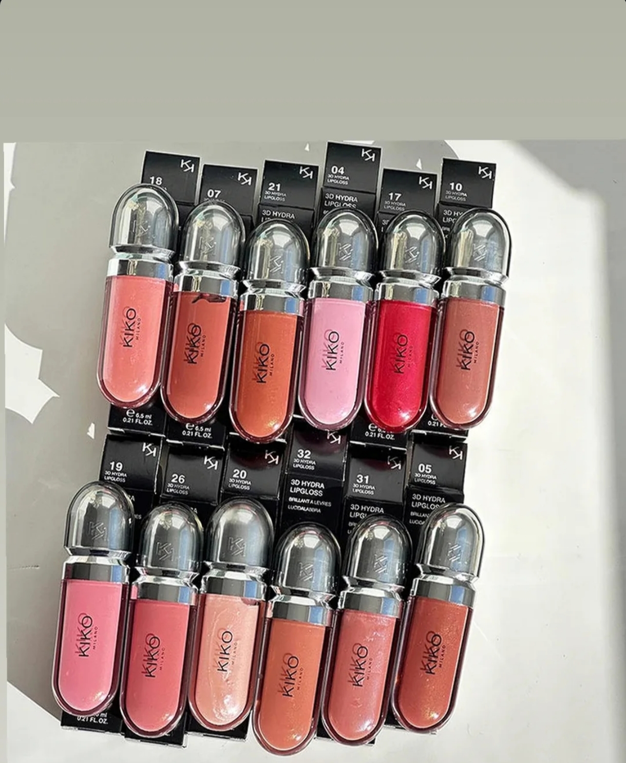 لیپ گلاس کیکوو/ 3D hydra /مستر/ کیفیت بالا /رنگبندی اصلی 