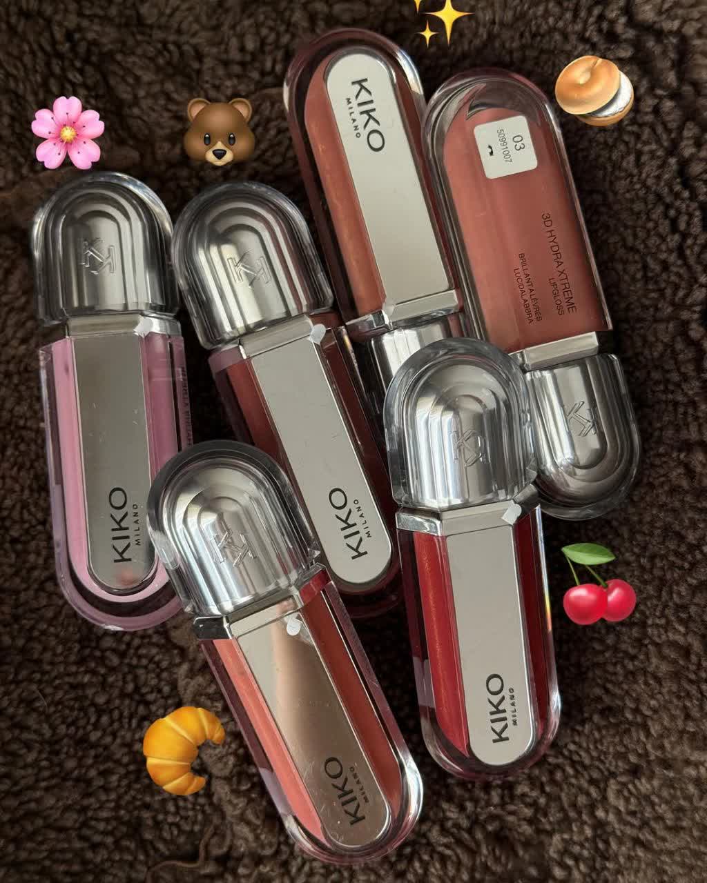 لیپ گلاس کیکوو/طرح کیکو/حجم دهنده /سه بعدی/مدل 3D Hydra Xtreme Lipgloss /کیفیت عالی 